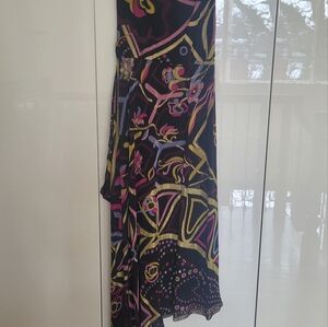 Designer one shoulder dress